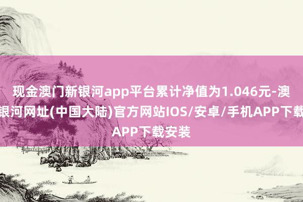 现金澳门新银河app平台累计净值为1.046元-澳门新银河网址(中国大陆)官方网站IOS/安卓/手机APP下载安装