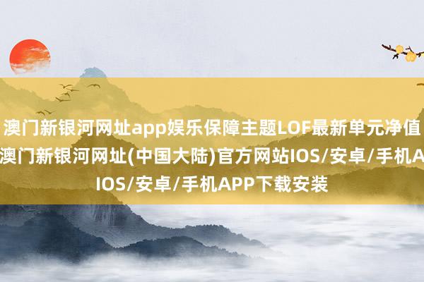 澳门新银河网址app娱乐保障主题LOF最新单元净值为1.073元-澳门新银河网址(中国大陆)官方网站IOS/安卓/手机APP下载安装