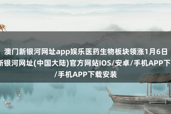 澳门新银河网址app娱乐医药生物板块领涨1月6日-澳门新银河网址(中国大陆)官方网站IOS/安卓/手机APP下载安装